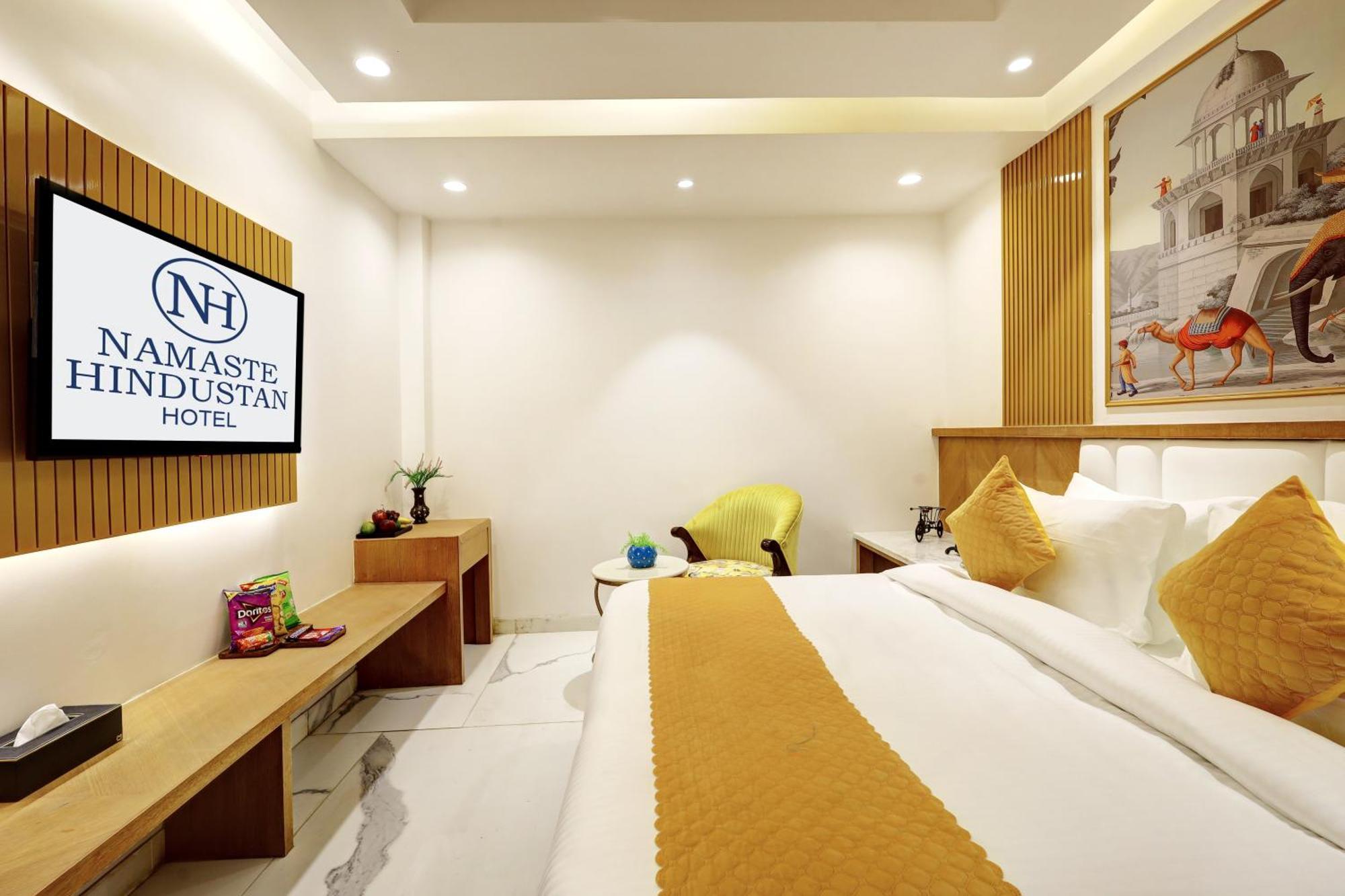 Hotel Namaste Hindustan Just A Minute Away From New Delhi Railway Station And Connaught Place Exterior foto