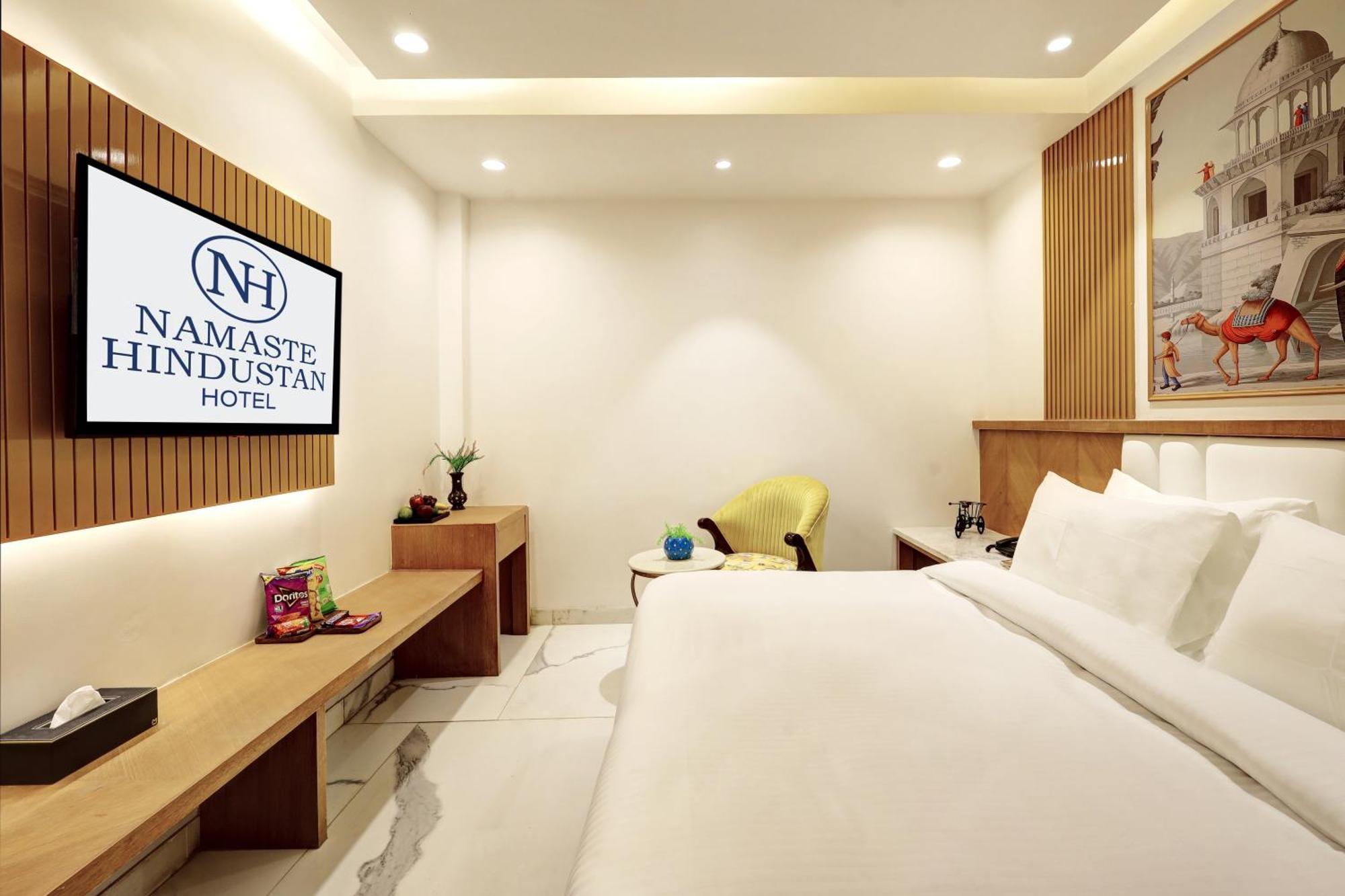 Hotel Namaste Hindustan Just A Minute Away From New Delhi Railway Station And Connaught Place Exterior foto